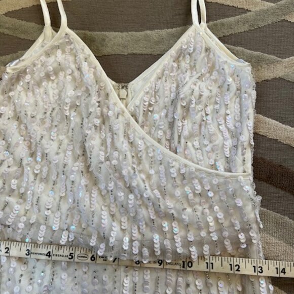 DB STUDIO Spaghetti Strap Sequin Blouson Jumpsuit Woman's Size 2 - Picture 13 of 16